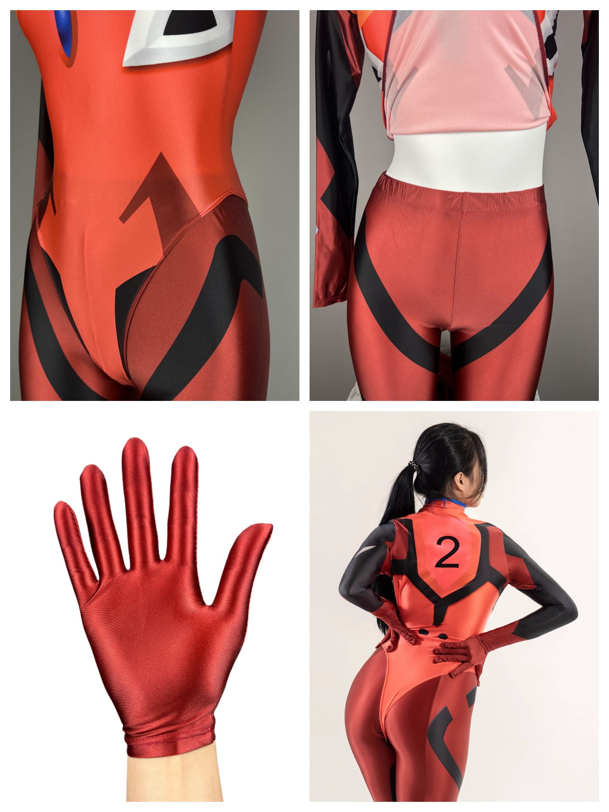 Anime Style Spandex Cosplay Open Crotch Bodysuit Costume Plug Suit - www.Shopthatapp.com