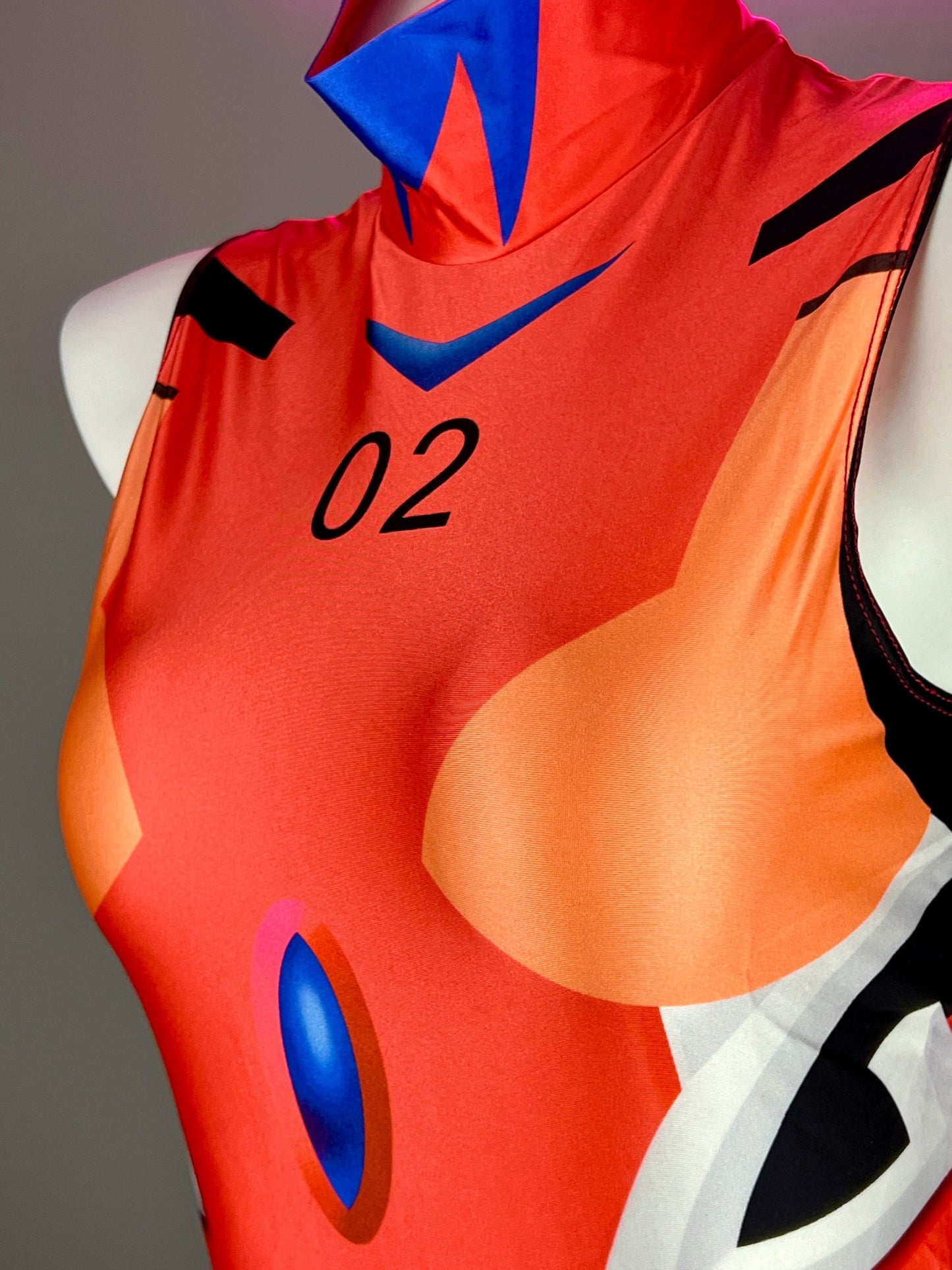 Anime Style Spandex Cosplay Open Crotch Bodysuit Costume Plug Suit - www.Shopthatapp.com