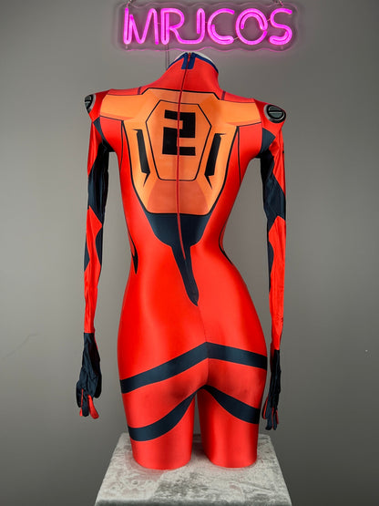 Anime Style Spandex Cosplay Plug Suit Halloween Costume Zentai - www.Shopthatapp.com