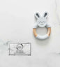 Anneau en silicone lapin et bois gris pâle-Baby and toddler-www.Shopthatapp.com-Creation Coco Lyly
