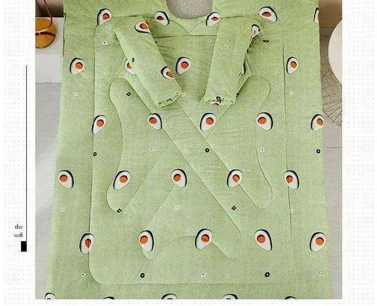 Anti kick Casual Home & Office With Sleeves Wearable Quilt - www.Shopthatapp.com