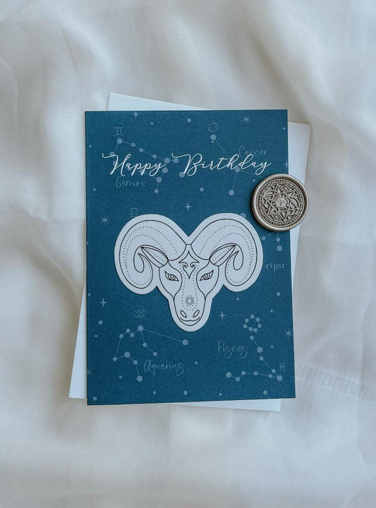 Aries card (Mar 21- Apr 19) - Www.Shopthatapp.com