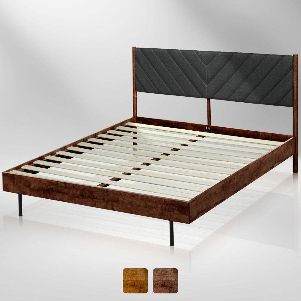 Astoria Upholstered Solid Wood Bed Frame - www.Shopthatapp.com