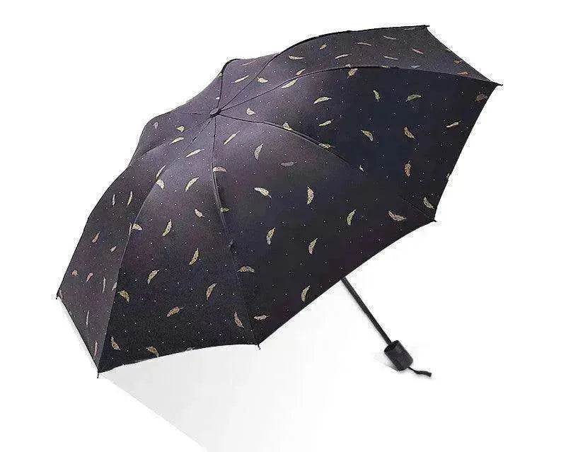 Automatic Lady's Rain & Sun Folding Umbrella - www.Shopthatapp.com