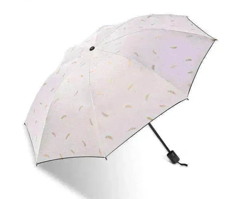 Automatic Lady's Rain & Sun Folding Umbrella - www.Shopthatapp.com