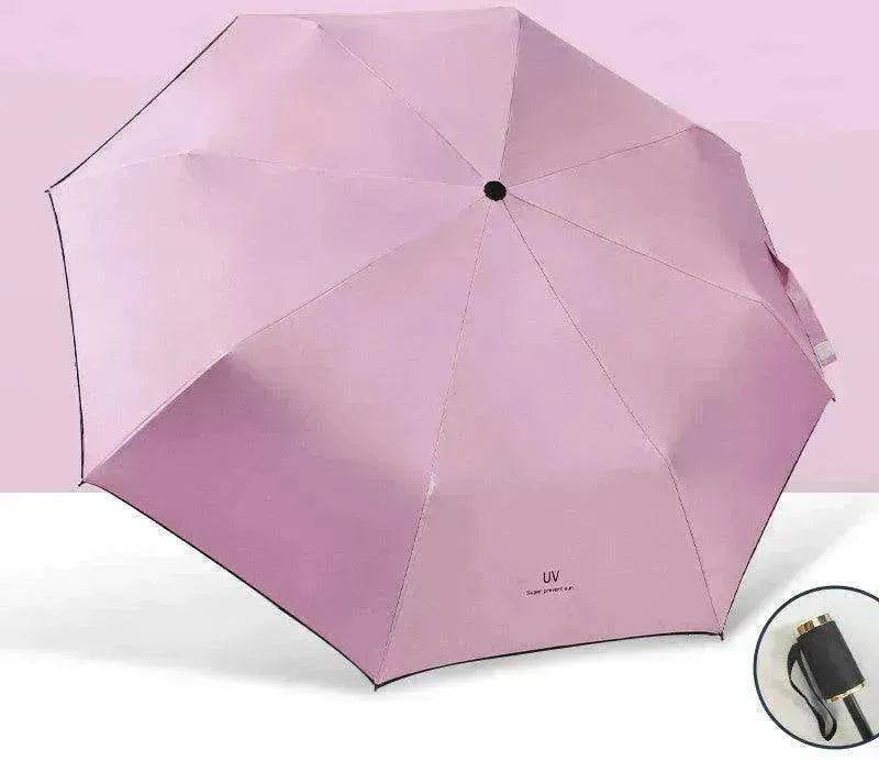 Automatic Lady's Rain & Sun Folding Umbrella - www.Shopthatapp.com