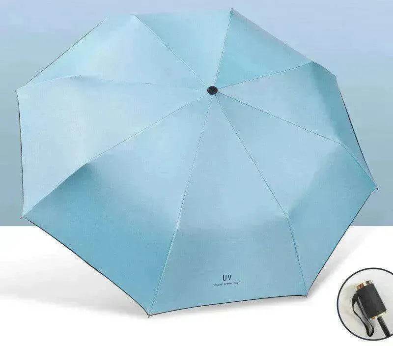 Automatic Lady's Rain & Sun Folding Umbrella - www.Shopthatapp.com