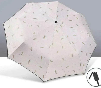 Automatic Lady's Rain & Sun Folding Umbrella - www.Shopthatapp.com