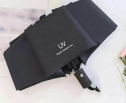 Automatic Lady's Rain & Sun Folding Umbrella - www.Shopthatapp.com