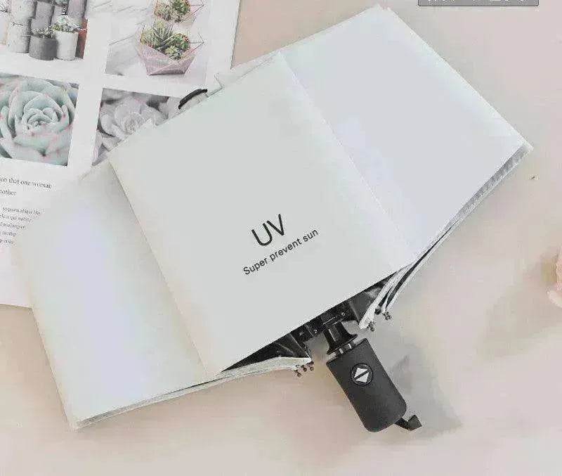 Automatic Lady's Rain & Sun Folding Umbrella - www.Shopthatapp.com