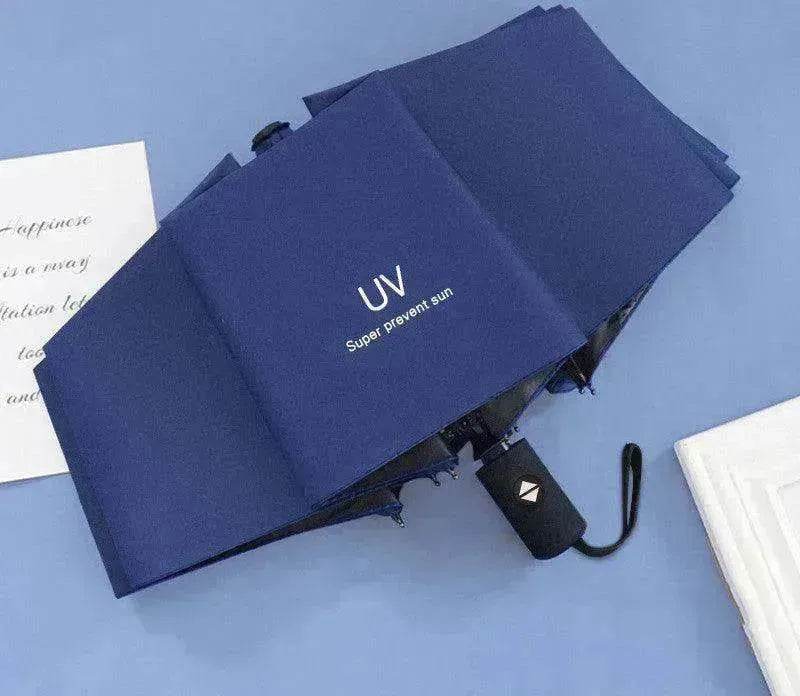 Automatic Lady's Rain & Sun Folding Umbrella - www.Shopthatapp.com