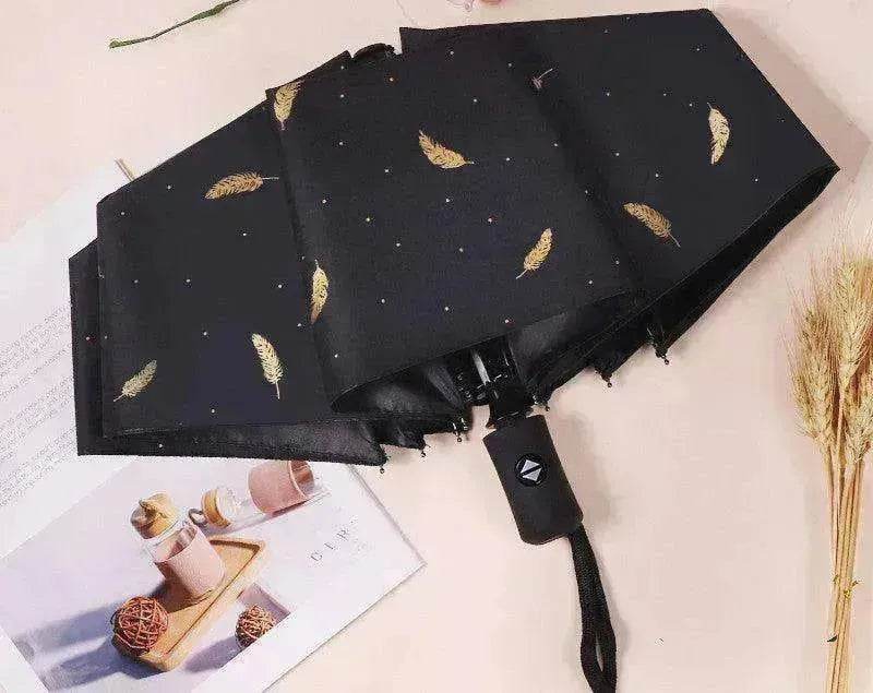 Automatic Lady's Rain & Sun Folding Umbrella - www.Shopthatapp.com