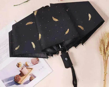 Automatic Lady's Rain & Sun Folding Umbrella - www.Shopthatapp.com