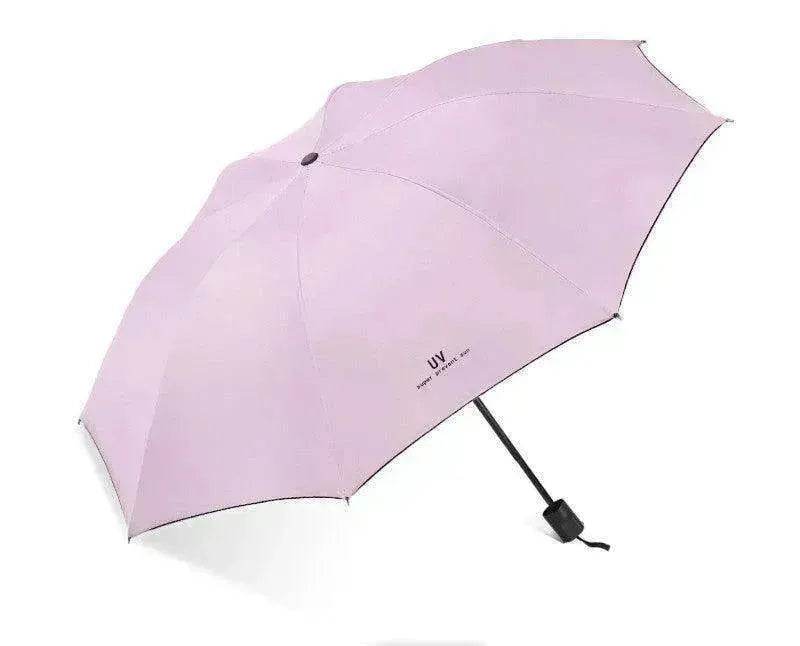 Automatic Lady's Rain & Sun Folding Umbrella