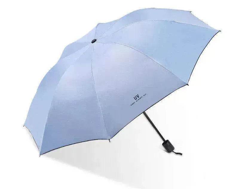 Automatic Lady's Rain & Sun Folding Umbrella