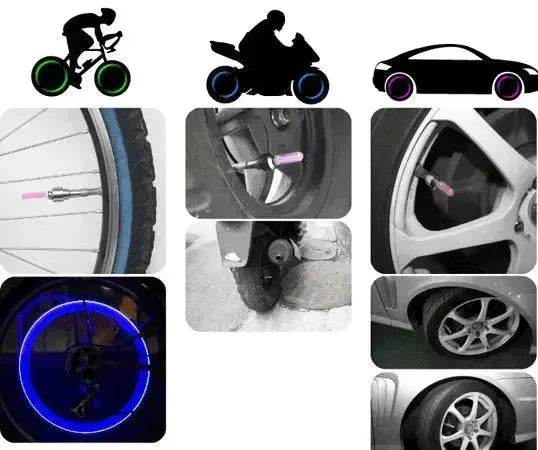 Automobile Tire Lights Valve Valve Lights Wheel Lights - www.Shopthatapp.com