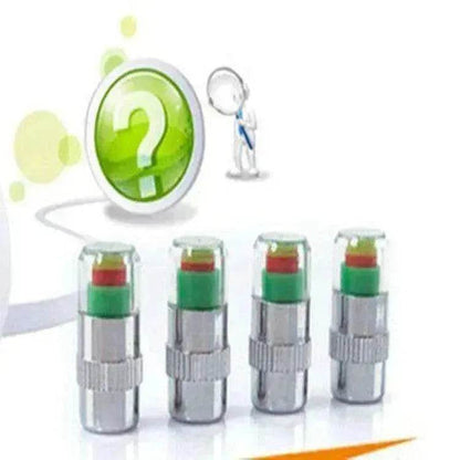 Automobile stylish and colorful Tire Pressure Warning Cap - www.Shopthatapp.com