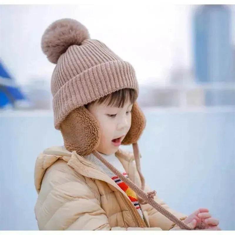Autumn And Winter Children's Cute Knitting Wool Hat Winter - www.Shopthatapp.com #