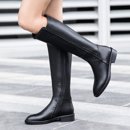 Autumn And Winter New Riding Boots Women's British Style - www.Shopthatapp.com