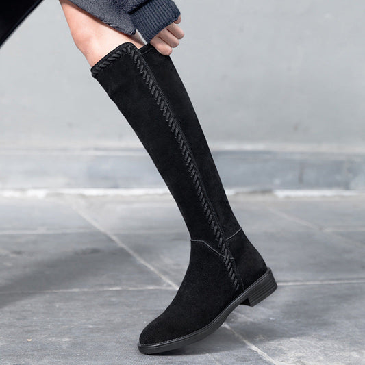 Autumn And Winter New Riding Boots Women's British Style - www.Shopthatapp.com