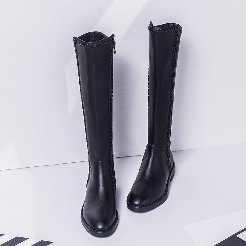 Autumn And Winter New Riding Boots Women's British Style - www.Shopthatapp.com