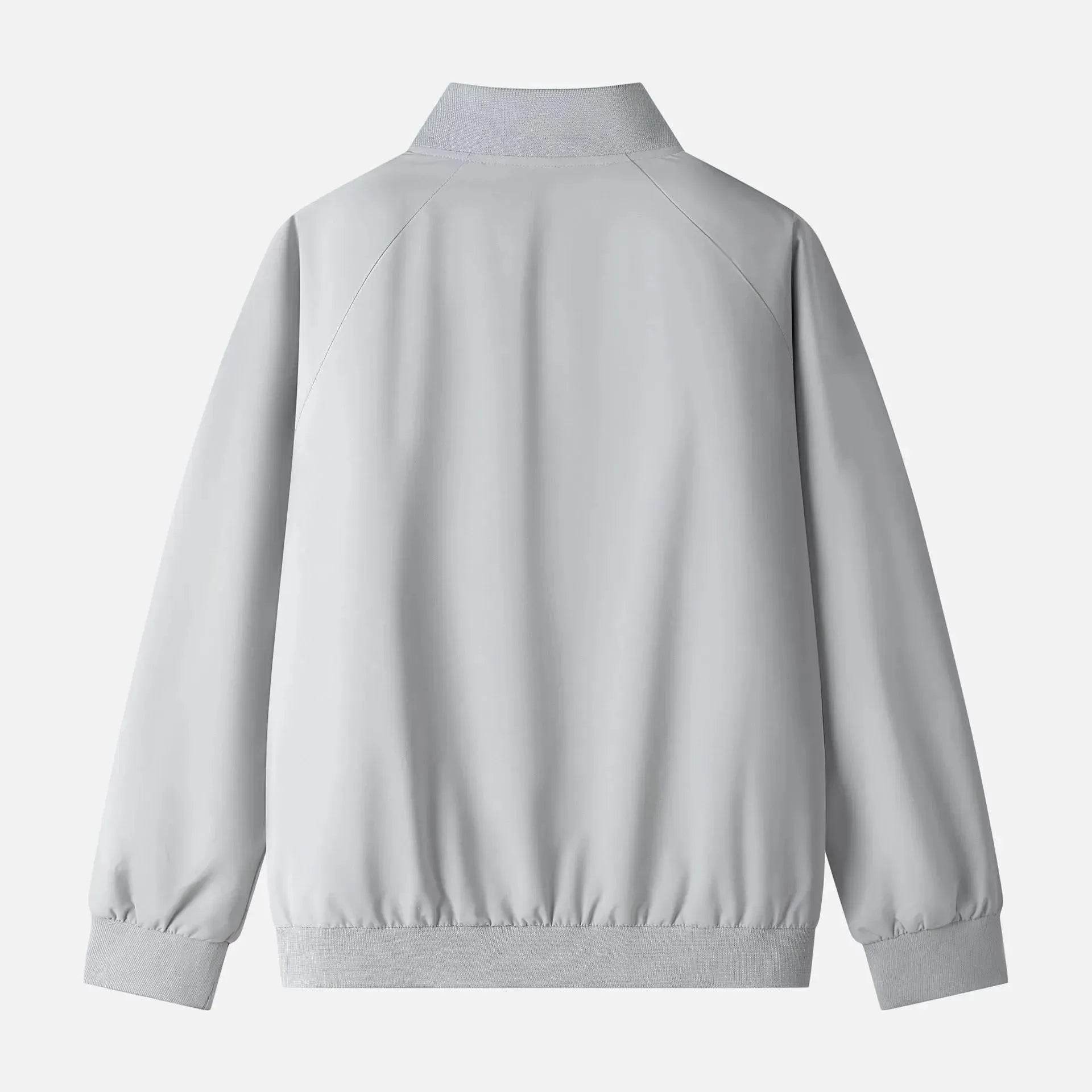 Autumn Casual All-matching Plain Baseball Uniform Cardigan Jacket Men - www.Shopthatapp.com #