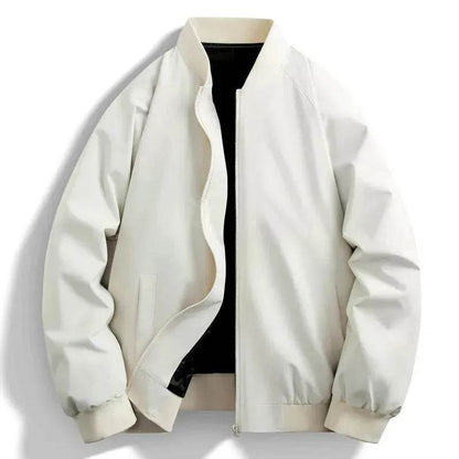 Autumn Casual All-matching Plain Baseball Uniform Cardigan Jacket Men - www.Shopthatapp.com #