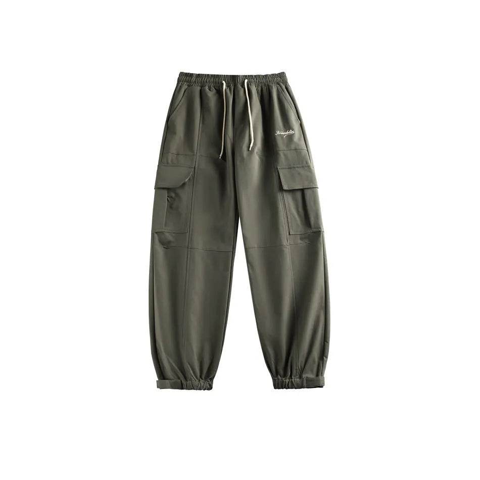 Autumn Outdoor Retro Pocket Overalls Men's Loose Straight Casual Cargo Pant - www.Shopthatapp.com #