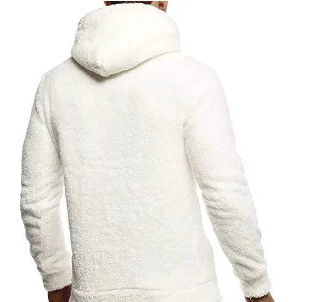 Autumn Winter Drawstring Fleece Hoodie Pullover for men - www.Shopthatapp.com #