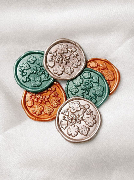 Autumn wax seals - Set of 9 - Www.Shopthatapp.com