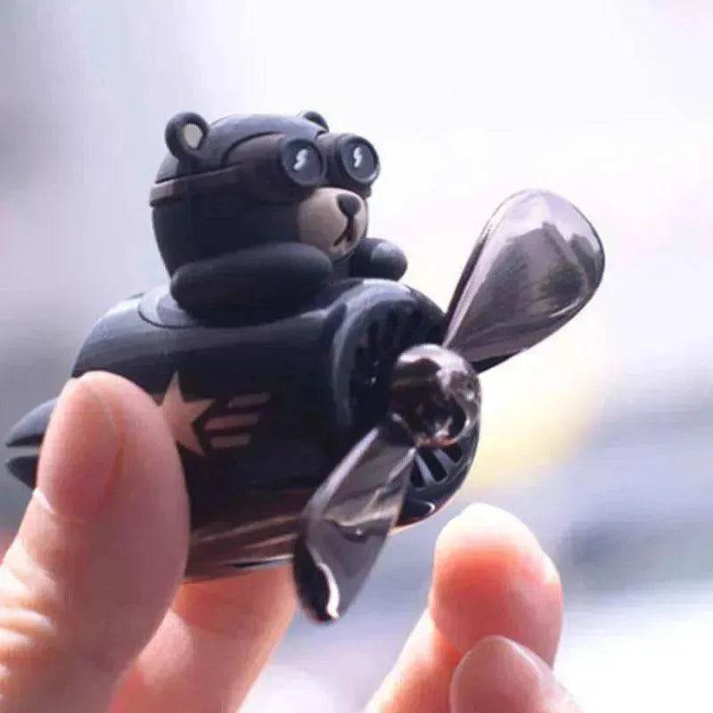 Aviator Bears Car Air Outlet Aromatherapy Ornaments - www.Shopthatapp.com
