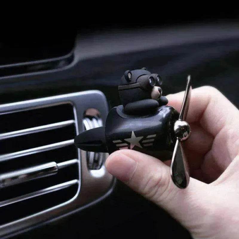Aviator Bears Car Air Outlet Aromatherapy Ornaments - www.Shopthatapp.com