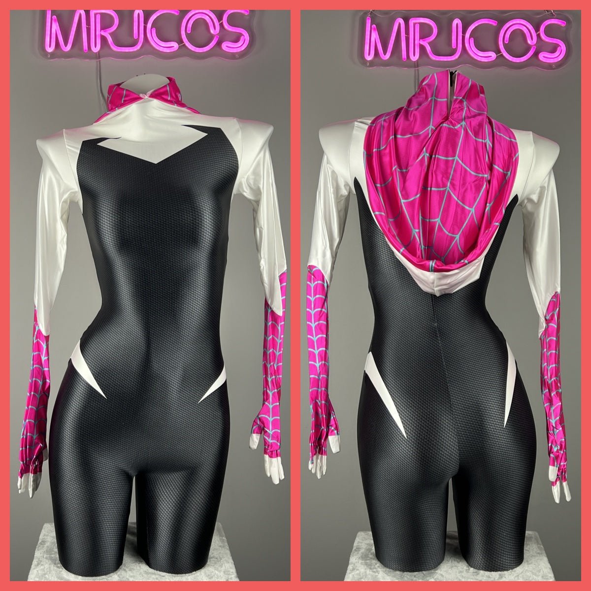 Woman Super Hero Spandex Cosplay Full Bodysuit Halloween Costume Zentai - www.Shopthatapp.com