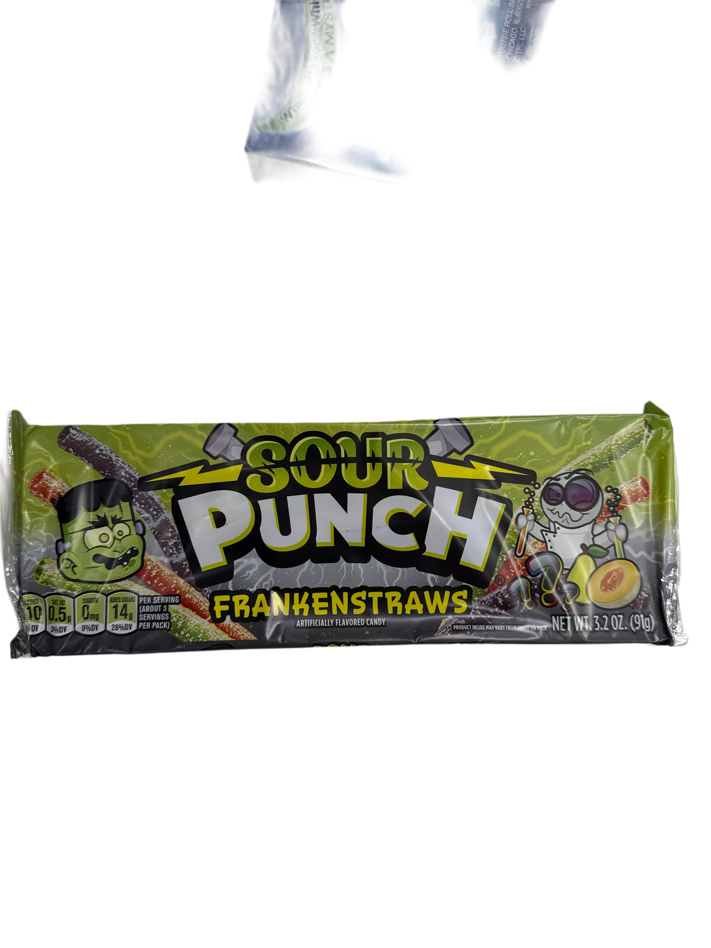 Sour Punch Halloween Frankenstraws Rope Candy 91G - U.S Edition - www.Shopthatapp.com
