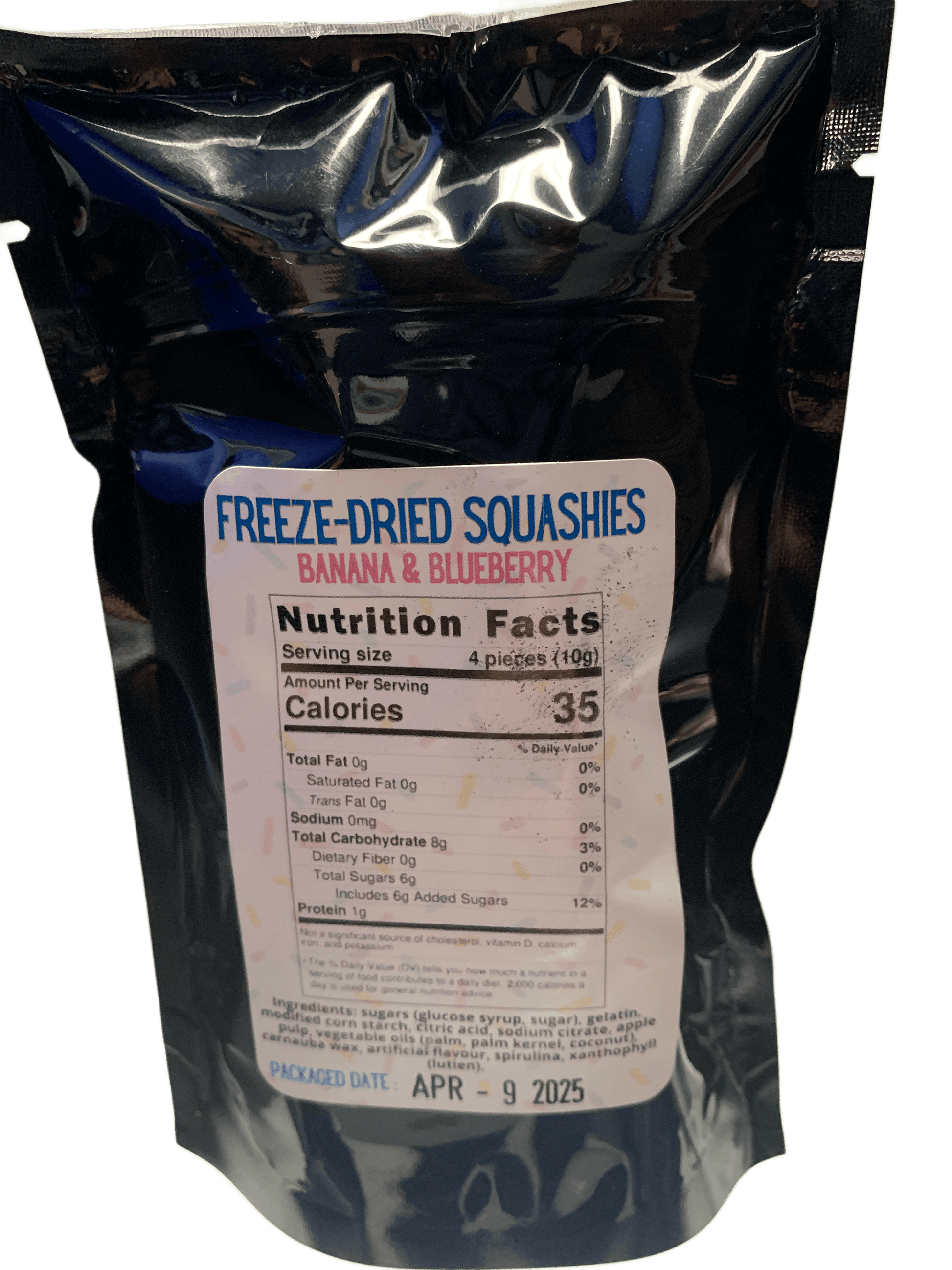 Extreme Snacks Freeze Dried Banana And Blueberry Squash 100G - Canadian Edition - www.Shopthatapp.com
