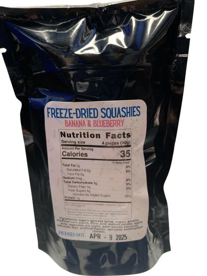Extreme Snacks Freeze Dried Banana And Blueberry Squash 100G - Canadian Edition - www.Shopthatapp.com