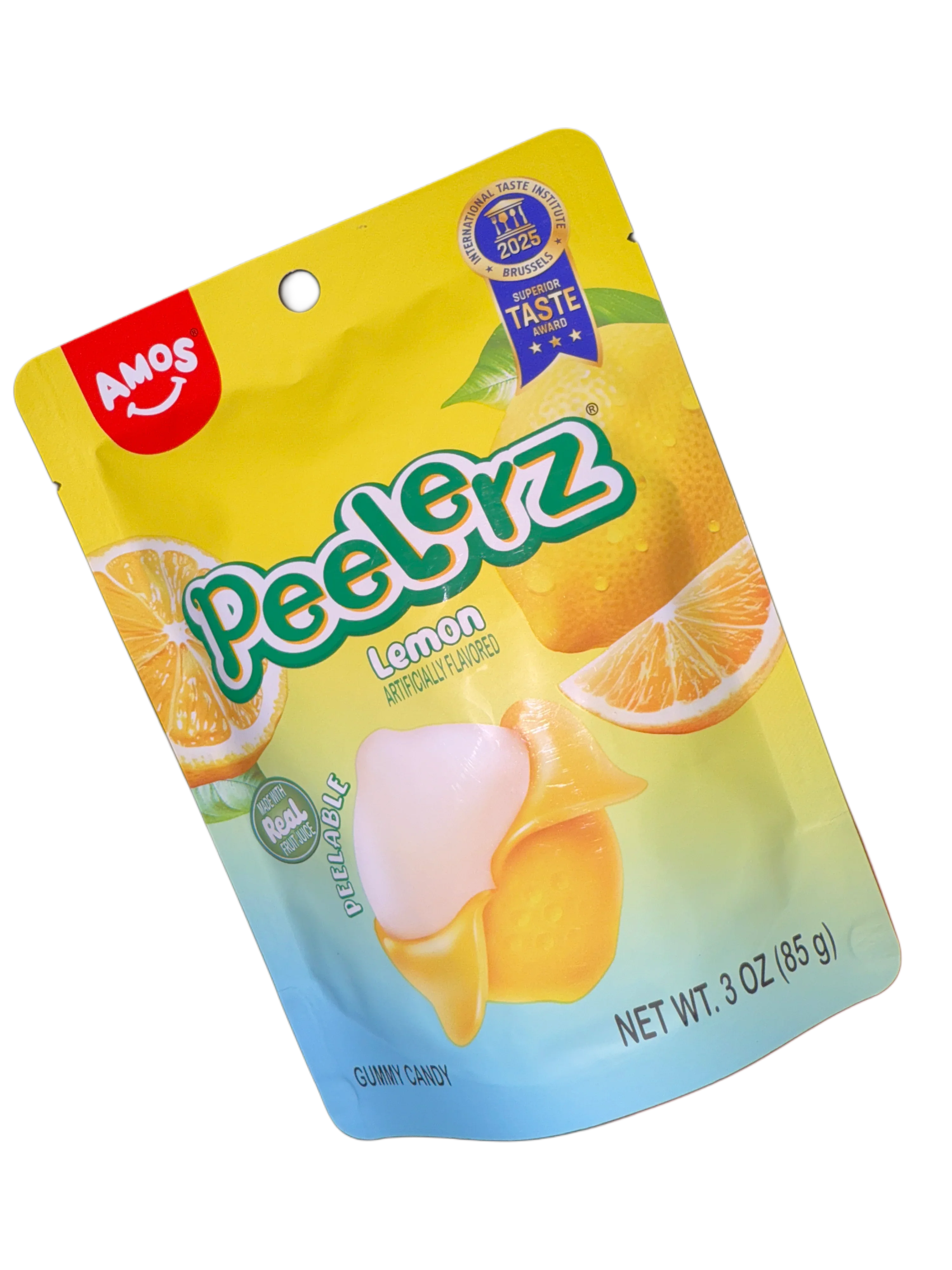 Amos Peelerz Gummy Lemon 85G - U.S Edition - www.Shopthatapp.com