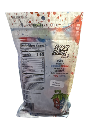 Sour Strips Doubleberry Flavour 96G - U.S Edition - www.Shopthatapp.com