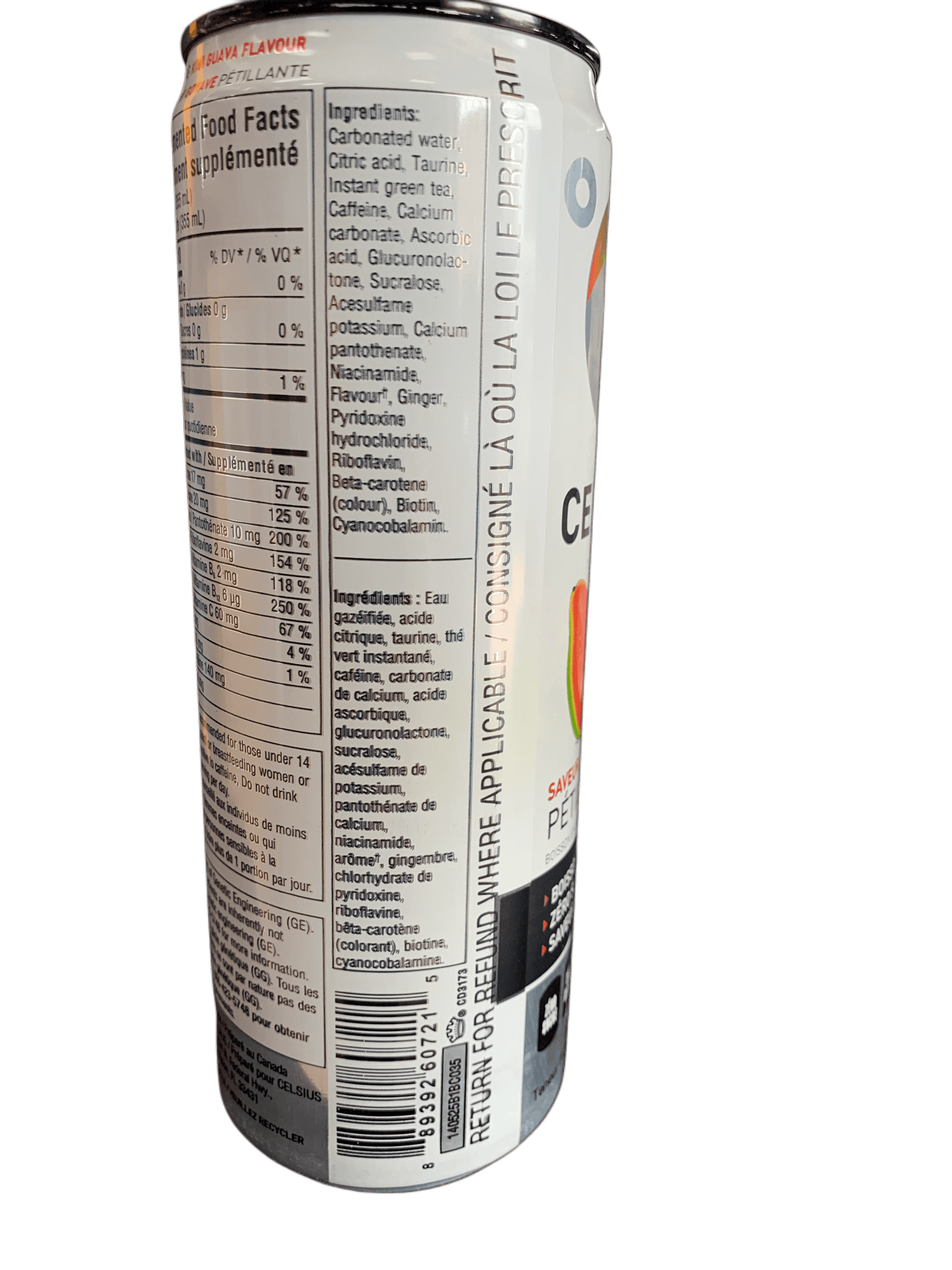 Celsius Sparkling Kiwi Guava Energy Drink 355ML - Canadian Edition - www.Shopthatapp.com