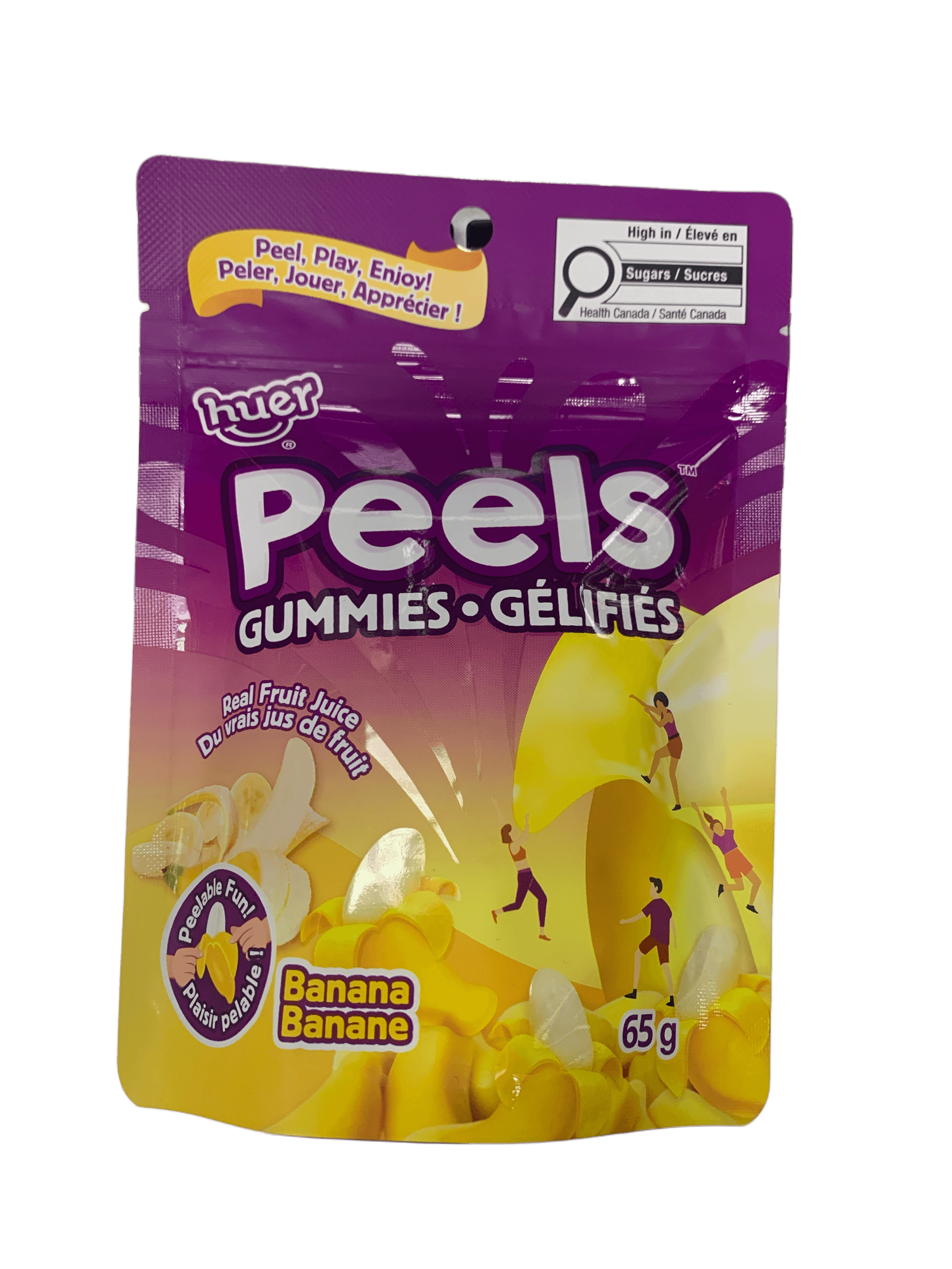 Huer Peel Gummies Banana 65G - Canadian Edition - www.Shopthatapp.com