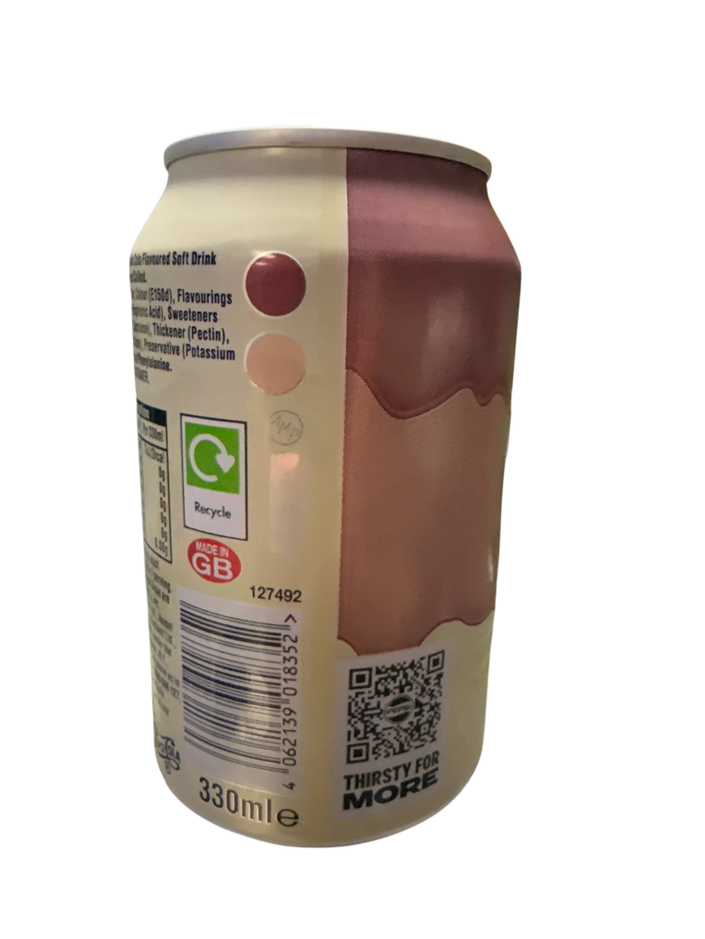 Pepsi Zero Cream Soda Flavoured Can 355ML - U.K Edition - www.Shopthatapp.com