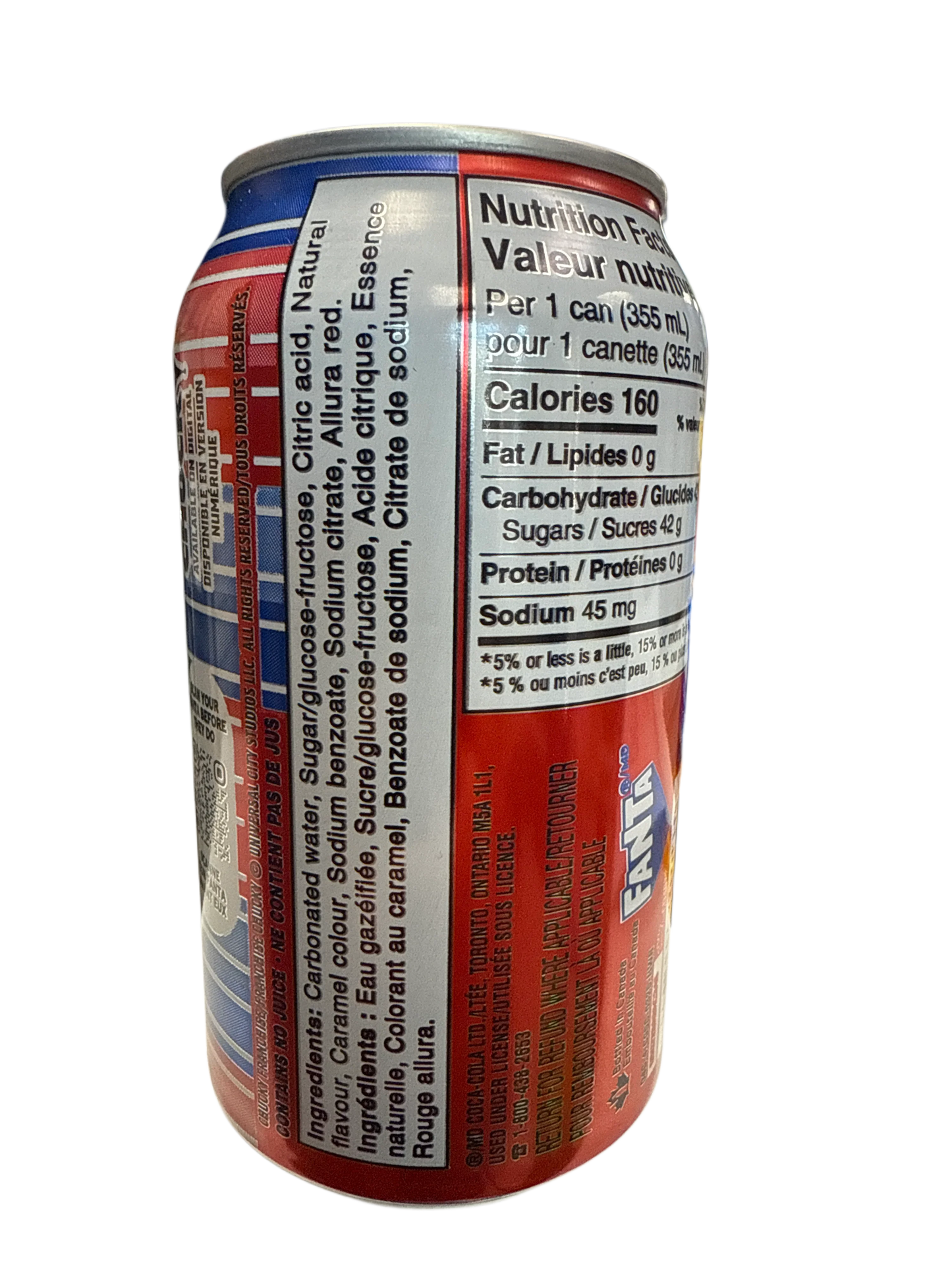 Fanta Chucky's Punch Halloween Can 355ML - Canadian Edition