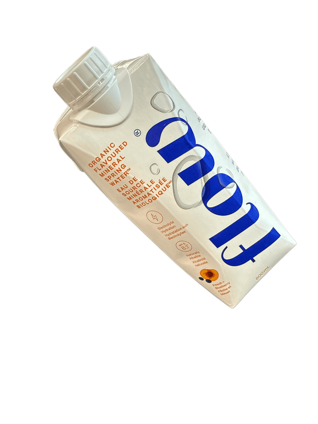 Flow Peach + Blueberry Mineral Spring Water 500ML - Canadian Edition - www.Shopthatapp.com
