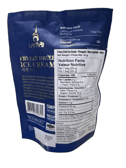 Freeze Dried Ice Cream Pineapple 25G - Thailand Edition - www.Shopthatapp.com
