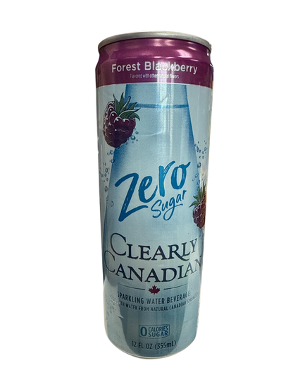 Clearly Canadian Zero Sugar Forest Blackberry Flavour 355ML - Canadian Edition - www.Shopthatapp.com