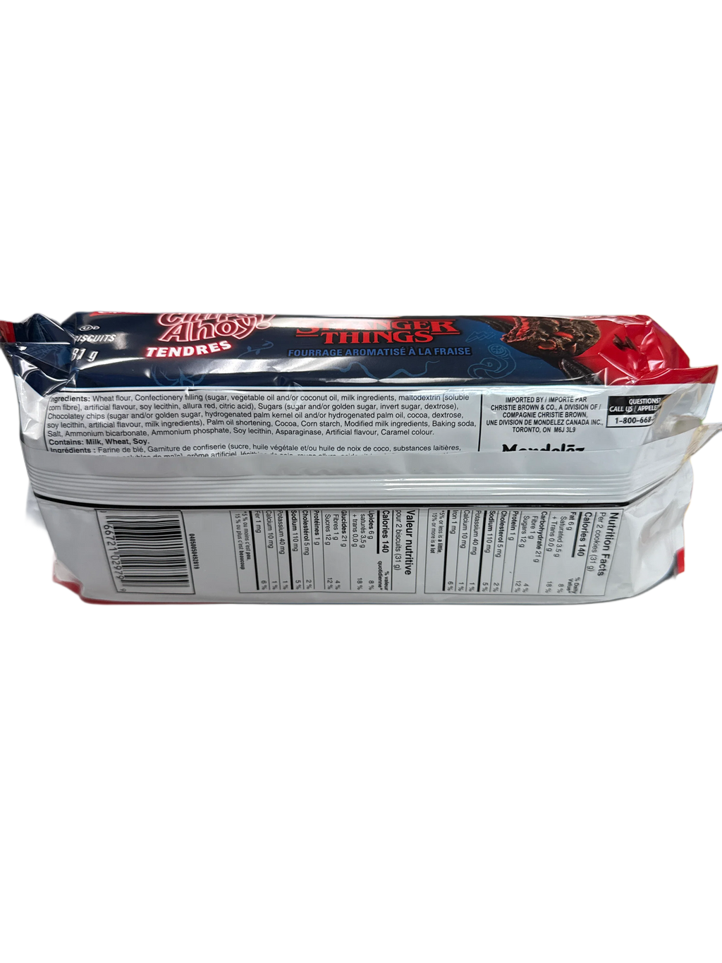 Chips Ahoy Chewy Limited Edition Stranger Things Halloween Cookies 281G - Canadian Edition - www.Shopthatapp.com