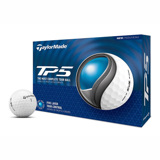 BALLE TAYLORMADE TP5 WHITE TM24-Outdoor Sporting goods camping-www.Shopthatapp.com-Liquida Sport