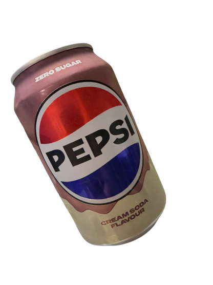 Pepsi Zero Cream Soda Flavoured Can 355ML - U.K Edition - www.Shopthatapp.com
