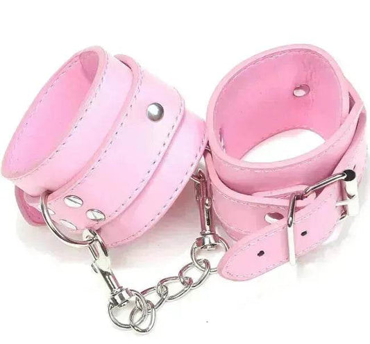 BDSM Handcuffs PU Leather - www.Shopthatapp.com #