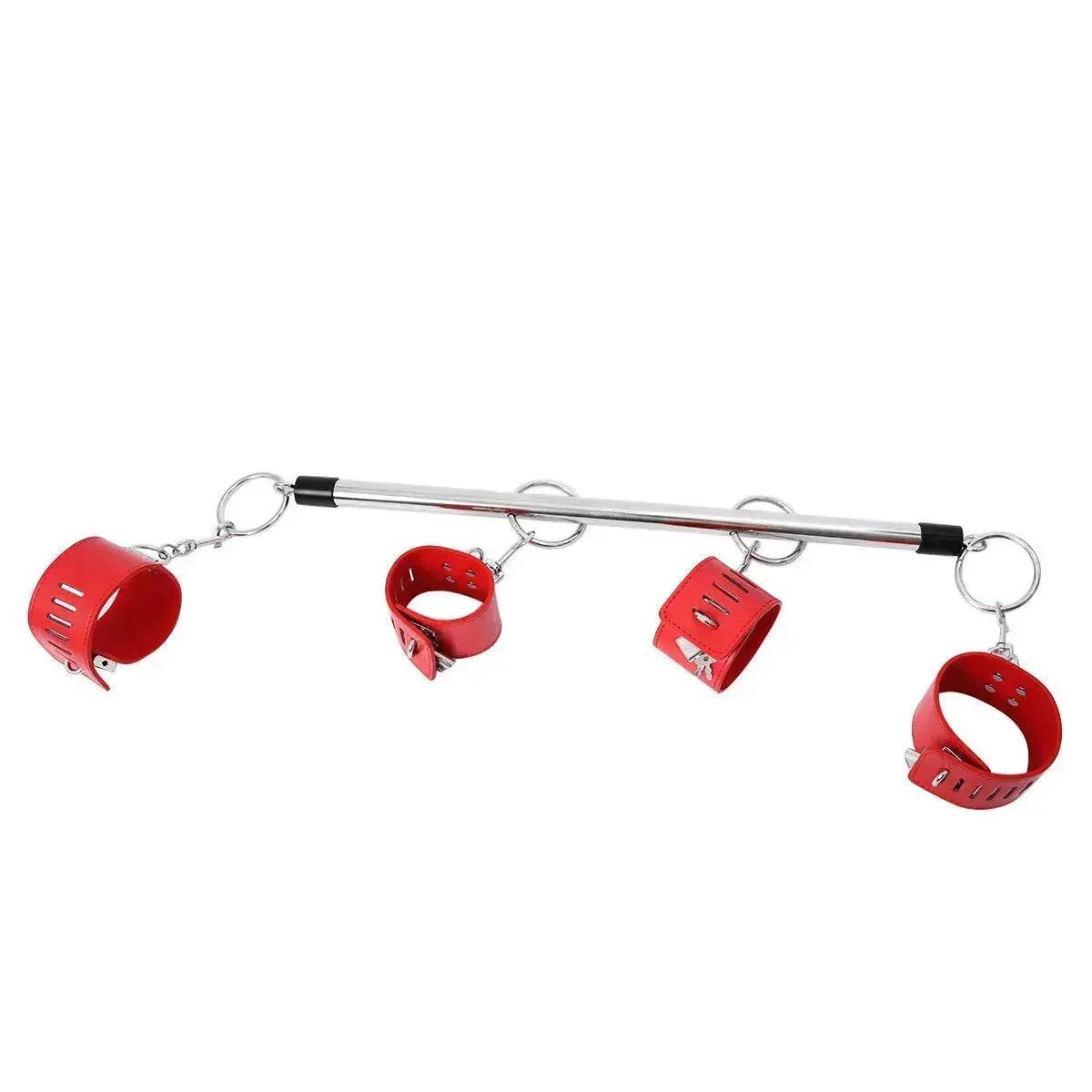 BDSM Toys Women Products Iron Tube Handcuffs Footcuffs Bondage Sets Bundled Toys - www.Shopthatapp.com #